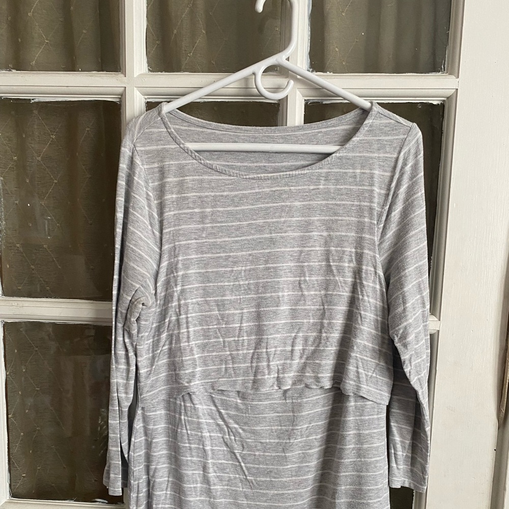 Overlay maternity top